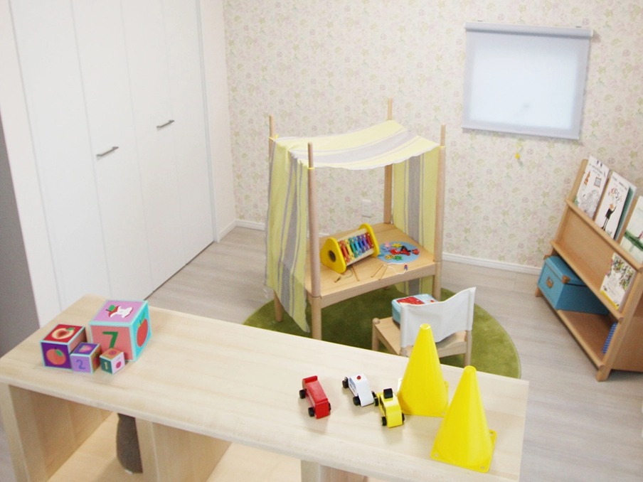 成長に合わせて２部屋に分けられる子ども部屋